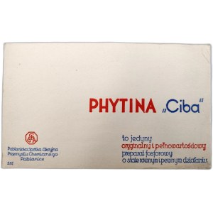 Druk reklamowy - Pabianicka Spółka Akcyjna - Phytina Ciba, Pabianice - [ preparat fosforowy ]