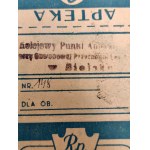 Recepta ( para), Kolejowy Punkt Apteczny, Bielsko Biała , lata 50 te XX wieku