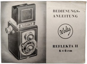Instructions for the Welt Reflect II camera - after 1945