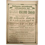 Polska Państwowa Loteria Kasowa - plan 16. Polskiej Państwowej Loterii Klasowej z datami losowań w 1927 i 1928 roku