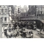Druki fotograficzne - Bank of England & Ludgate Hill - Londyn pocz. XX wieku