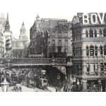 Druki fotograficzne - Bank of England & Ludgate Hill - Londyn pocz. XX wieku