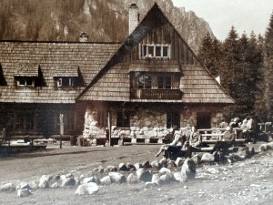 Shelter on Hala Ornak - Tatra Mountains, circa 1960 [ Koscielisko, Koscieliska Valley ].
