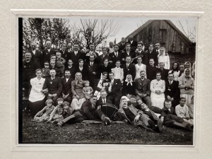 Wedding photography - Kęty ( Malopolskie voivodship), Photographer Franciszek Krawiec's factory. ca. 1920