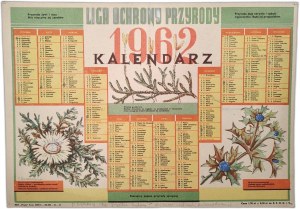 League of Nature Conservation's calendar for 1962
