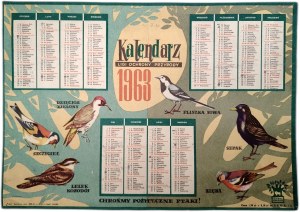 Conservation League Calendar for 1963
