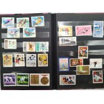 Philatelic cluster with stamps - Poland communist period [ Stamps ].