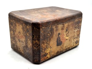 Tea tin by Eduscho - Kaffee -Tee Kakako Import Eduard Schopf Bremen - 1930s [ advertisement ].