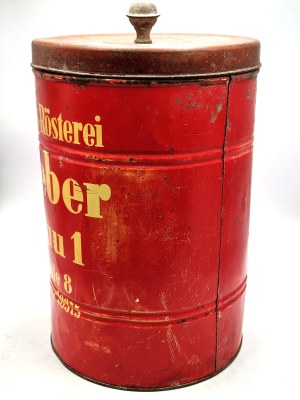 [Breslau ] Kaffee Gross Rosterei - Fr. Weber - Breslau - Store coffee can - Breslau before 1939