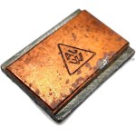 Printing matrix / printing piston / stamp - trademark - [ printing, bookselling, bookbinding ].