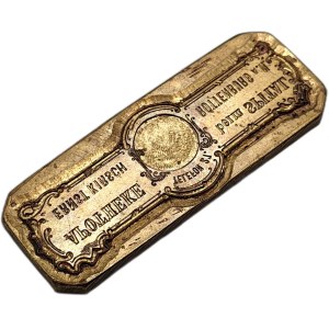 Matryca drukarska / tłok drukarski / pieczęć - Apteka szpitalna Ernesta Kirscha w Rottenburgu (Ernst Kirsch Apotheke) - [ drukarstwo, księgarstwo, introligatorstwo]