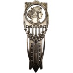 Art Nouveau decorative plaque-tin, late 19th and early 20th century