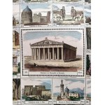 Journey of the World - A board game circa 1870, of the Assarmot game type ( the first Polish educational game), Publisher A.J. Wiśniakowski in Warsaw circa 1870.