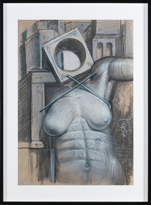 Francis Starowieyski, THE LADDER OF ST. LONGIN..., 2001