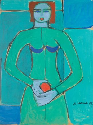 Roman Opałka, ACT WITH A TREE, 1958