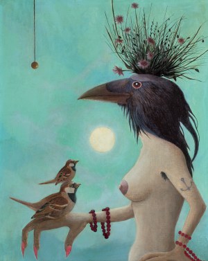 Kazimierz Mikulski, GODDESSES OF NIGHT AND BIRDS, 1978.