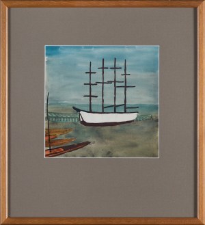 Andrzej Wróblewski, Sailing Ship, 1948