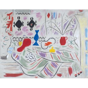 Wacław Taranczewski, MARTWA NATURA Z NIEBIESKIM WAZONEM, 1957