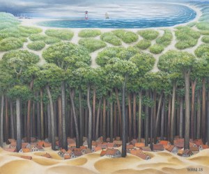 Jacek Yerka, GOING TO THE SEA, 2025