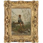 Antoni Kozakiewicz, CHŁOPIEC W SZUWARACH, ok. 1890