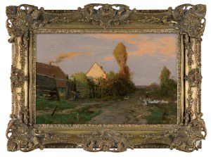 Roman Kochanowski, HUNGER ON THE WIDOW ROAD, ca. 1905