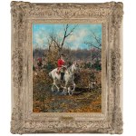 Alfred Wierusz-Kowalski, NA POLOWANIU, ok. 1880