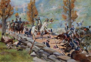 Jerzy Kossak, WJAZD NAPOLEONA DO WĄWOZU SOMOSIERRA, 1925