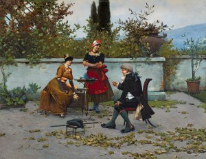 Wladyslaw Wankie, On the Terrace, ca. 1886-1888