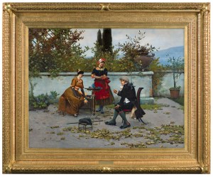 Wladyslaw Wankie, On the Terrace, ca. 1886-1888