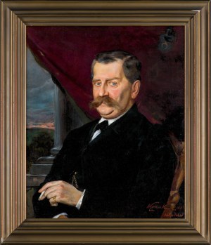 Wojciech Kossak, PORTRET KAZIMIERZA ROMAŃSKIGO