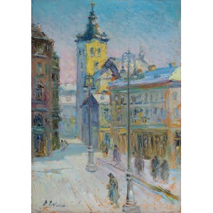 Erno Erb, LWÓW. WIDOK NA KATEDRĘ WNIEBOWZIĘCIA NMP