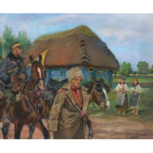 Jerzy Kossak, PROWADZENIE JEŃCA