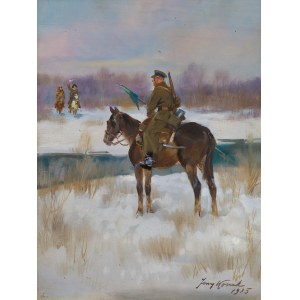 Jerzy Kossak, UŁAN NA WIDECIE, 1935