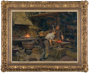 Marie-François Firmin Girard, AT WORK IN THE FORGE