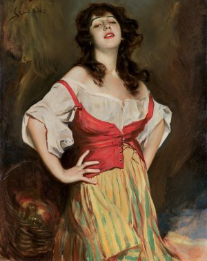 Boleslaw Szankowski, Girl with a Basket