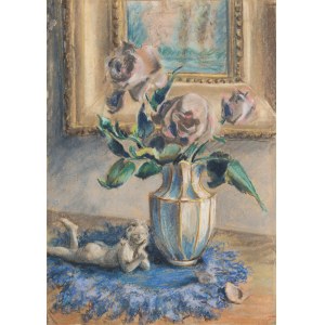Jan CHWIERUT (1901-1973), Kwiaty w wazonie