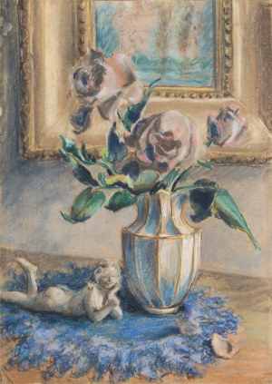 Jan CHWIERUT (1901-1973), Flowers in a vase