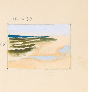 Soter August JAXA-MAŁACHOWSKI (1867-1952), Seashore, 1939