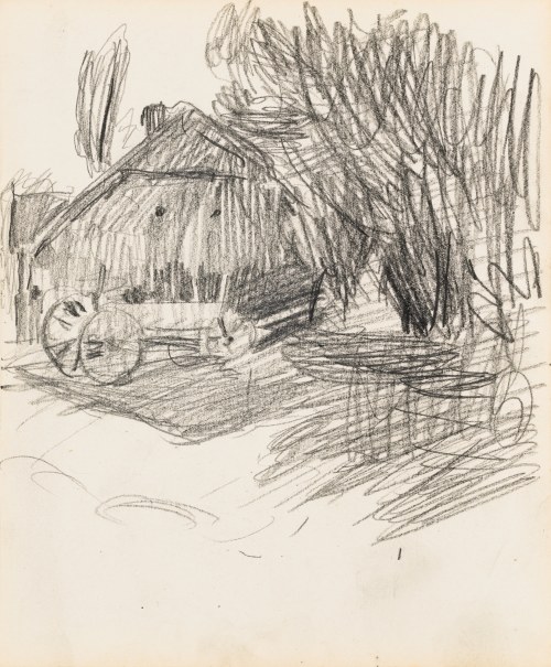 Stanisław KAMOCKI (1875-1944), Wiejska zagroda, VI 1903