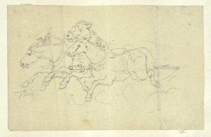 Tadeusz RYBKOWSKI (1848-1926), Rushing Horses