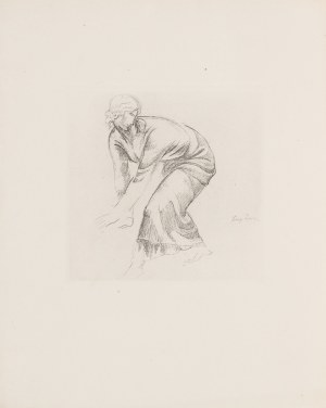 Eugene ZAK (1884-1926), Leaning woman