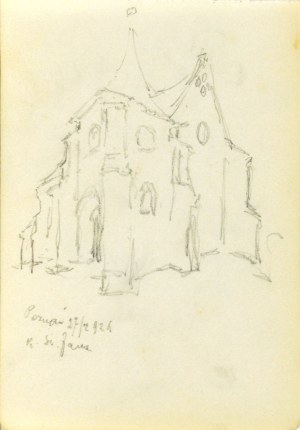Józef PIENIĄŻEK (1888 - 1953), St. John's Church in Poznań, 1926
