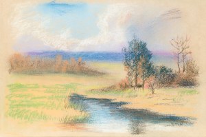 Frantisek Xaver HARLAS (1865-1947), Landscape with a floodplain, ca. 1913