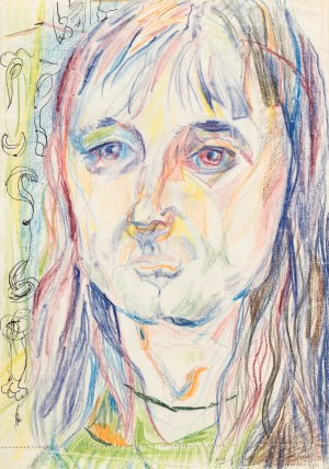 Janina MUSZANKA - ŁAKOMSKA (1920-1982), Portrait of a woman - Self-portrait (?), ca. 1970.