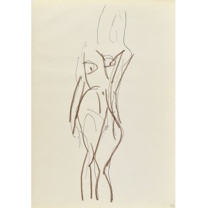 Jerzy PANEK (1918-2001), Akt kobiecy stojący, 1969