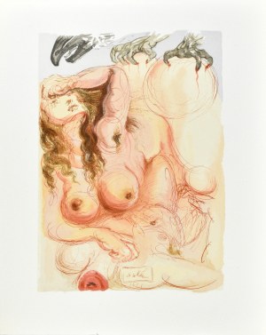 Salvador DALI (1904-1989), La Divine Comédie - Le Purgatoire (Purgatory) - Chant IX, 1963.