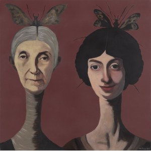 Magdalena Tomczewska (ur. 1971, Poznań), A w twoich ogrodach motyle latają... Duo portret Izabeli Czartoryskiej, 2025