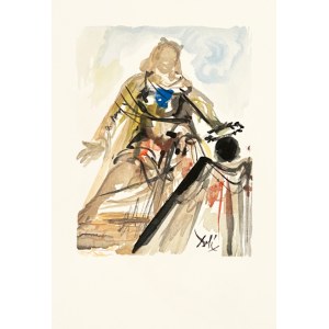 Salvador Dalí (1904 - 1989), On voit cette reine... - Widzimy tę królową…, 1978