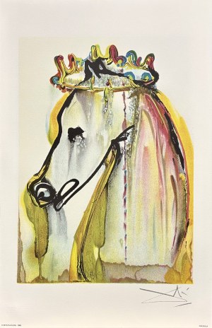 Salvador Dali (1904-1989), Caligula. From the series: Les Chevaux de Dali (Dalinian Horses), 1983.