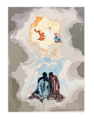 Salvador Dalí (1904 - 1989), from the Dante series, Divine Comedy, Paradise, 1963.